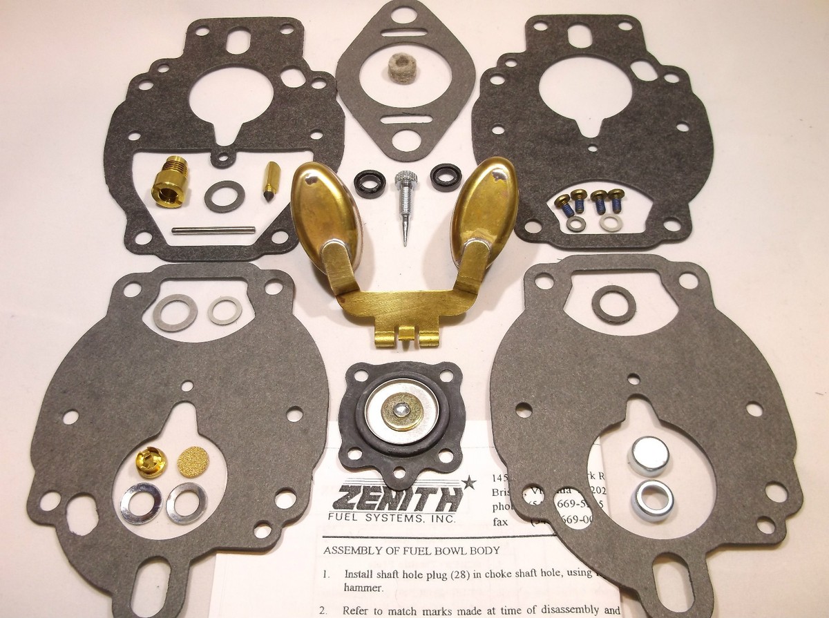 ZENITH Carburetor Kit fits Continental F163 13501 13501A 13501B