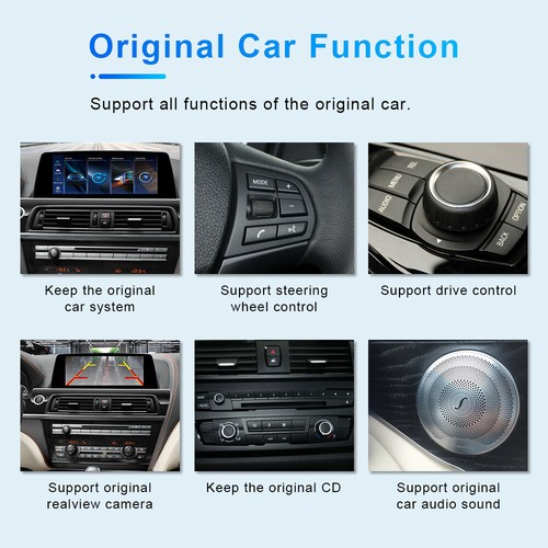 Linux Screen 10.25'' Radio Carplay For BMW 6 Series F06 F12 2013-2017 NBT System - Picture 8 of 12