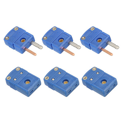T Typ Thermoelement Draht Stecker Männlich Weiblich Stecker Adapter 220°C 428°F