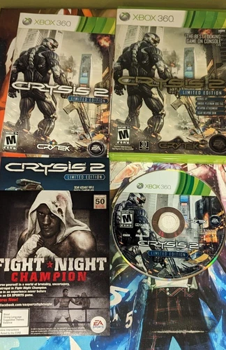 Crysis 2 Limited Edition (Microsoft Xbox 360, 2011) CIB Complete Tested Working