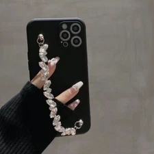 Luxury  Sparkling Diamond Bling Glitter  Bracelet Cell Phones Case Cover Back