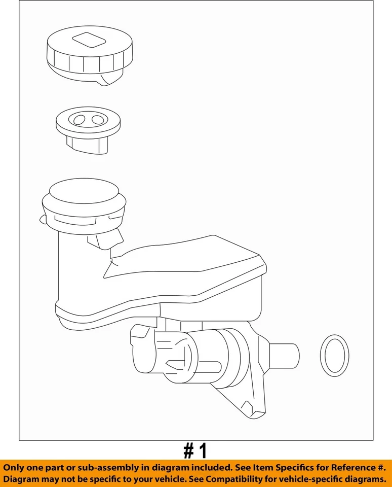 Cilindro maestro de freno usado se adapta a: Acura Rl 2010 grado C Foto 4 de 4