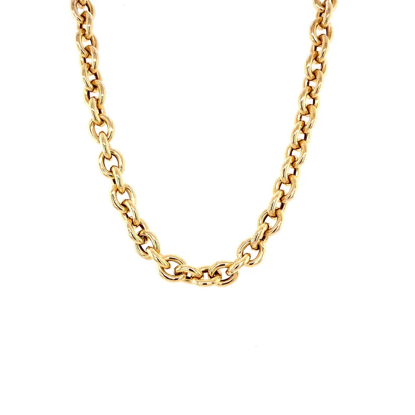 GOLD CUBAN NECKLACE