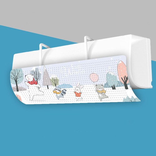 Air-Conditioning Draught Excluder,Retractable Air Deflector Universal Adjustable - Picture 7 of 16