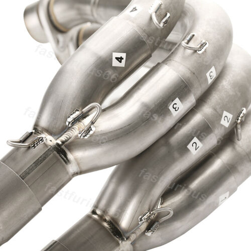 51MM For Yamaha YZF R6 2006-2016 Motorcycle Exhaust Tip Header Pipe Muffler Tube - Picture 8 of 8