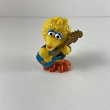 Sesame Street Workshop ROCK BAND GUITAR BIG BIRD PVC Figure 3" 2010 Hasbro