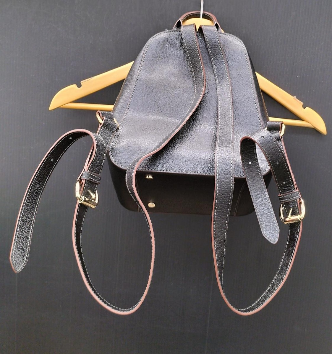 Vivienne Westwood Small Backpack Bag Leather Black Orb FS Vivienne Westwood Small Backpack Bag Leather Black Orb FS