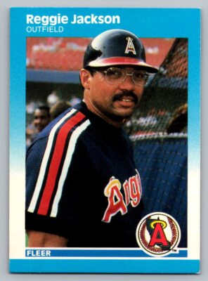 1987 Fleer #84 Reggie Jackson