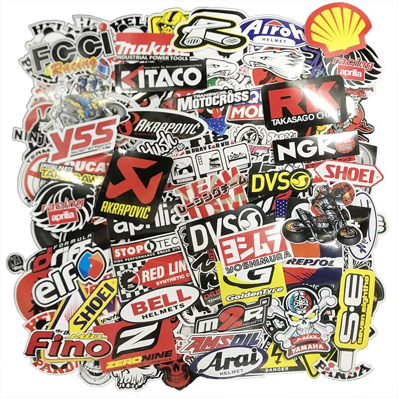 Car & Motorbike Stickers - De Motocross Em Desenho - Free