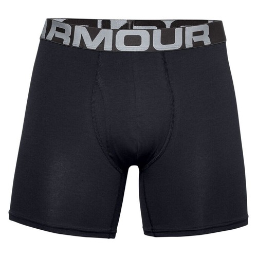 MEN UNDER ARMOUR 3-PACK CHARGED COTTON 6''INCH BOXER SHORT - Picture 6 of 11