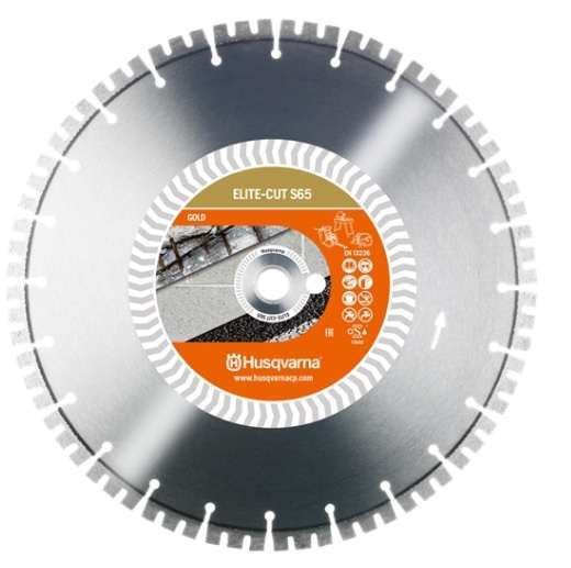 Husqvarna Elite Cut S65 Floor Saw Block And Abrasive Cutting Blade