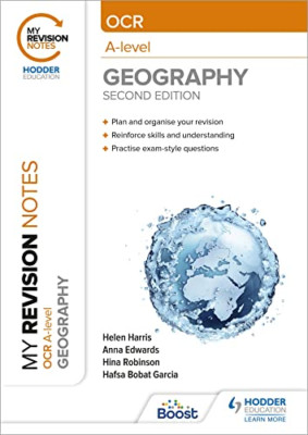 My Revision Notes: OCR A-Level Geography: Second Editio - Paperback NEW Harris,