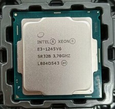 Intel Xeon E3-1245 V6 LGA-1151 CPU Processor 3.70 GHz 4-Core 8MB 73W GPU P630