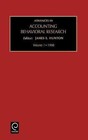 Advances in Accounting Behavioral Research by Emerald Publishing Limited (Hardback, 1998)