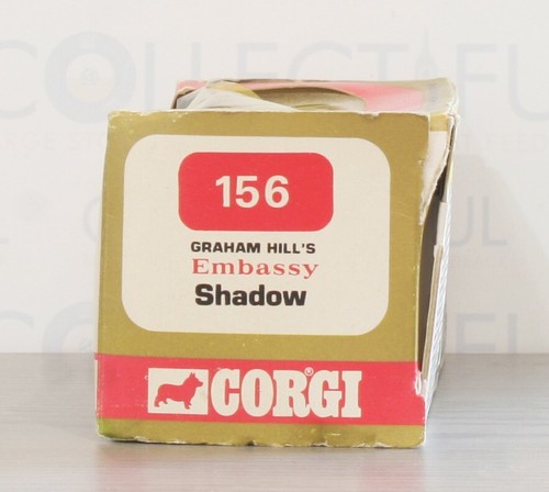 CORGI #156 - GRAHAM HILL'S EMBASSY SHADOW - F1 RACING CAR - MIB🔥 - Picture 2 of 4