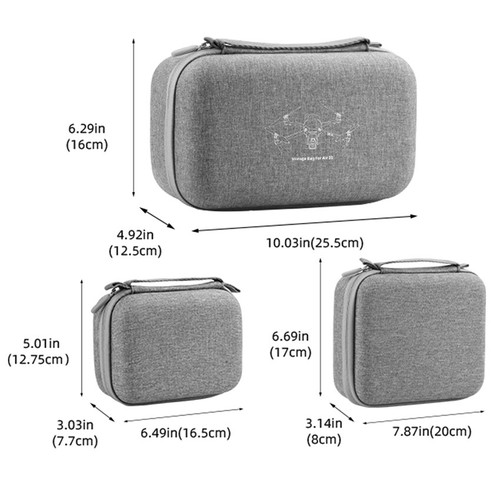 Host Carrying Case Handbag Screen Controller Storage Bag for DJI Air 3S/RC 2 - Picture 12 of 18