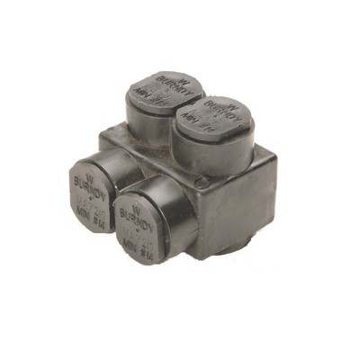 Burndy 1PLD6002 - BLKTAPDBL2 PRTS 600-4 (1 EA)