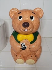 Vintage Macy's "The Cellar" Bear Cookie Jar