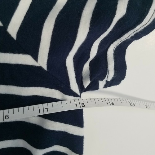 Umgee USA Summer Dress Nautical Size M Medium Navy Blue Striped Short - Picture 10 of 11