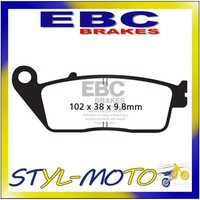 FA196 BeläGe Organica Vorderseite Links EBC Yamaha YP 125 R X-Max Sport