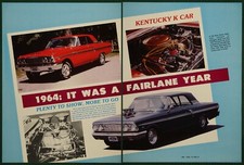 Ford 1964 Fairlane Street Rod Reed Johnson Ky Vintage Pictorial Article 1986