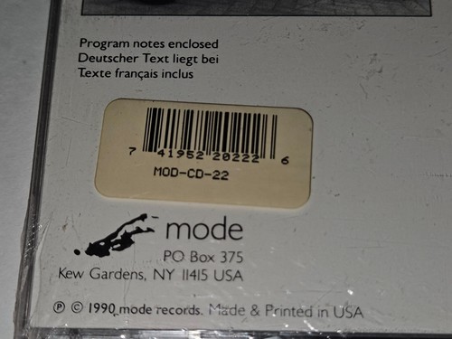*NEW/SEALED* Relache: On Edge CD Chamber Works by Epstein, Albert, and Tenney - Picture 3 of 4