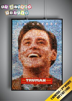 Die Truman Show - Klassisches 90s Film Plakat