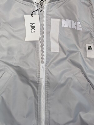 Nike x Sacai Double Layer hooded bomber jacket - SIZE XS | eBay