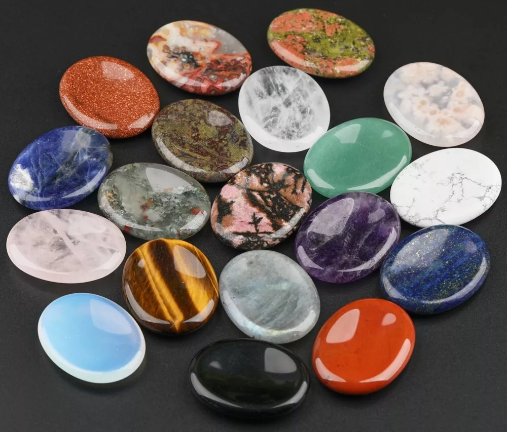 Wholesale Worry Stone Anxiety Relief Healing Crystal Therapy
