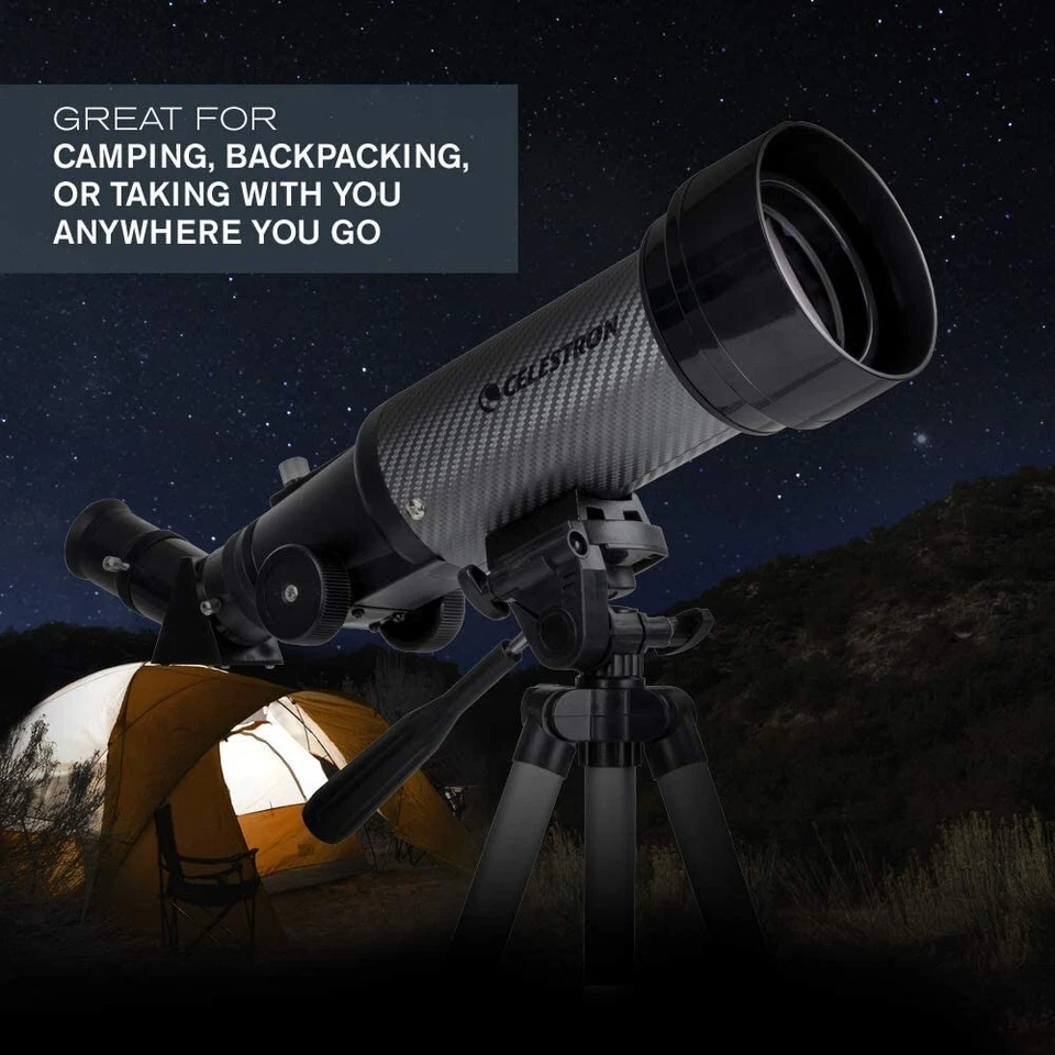 Celestron - 70mm Travel Scope - Portable Refractor Telescope - Includes Backpack - Image 4 of 4