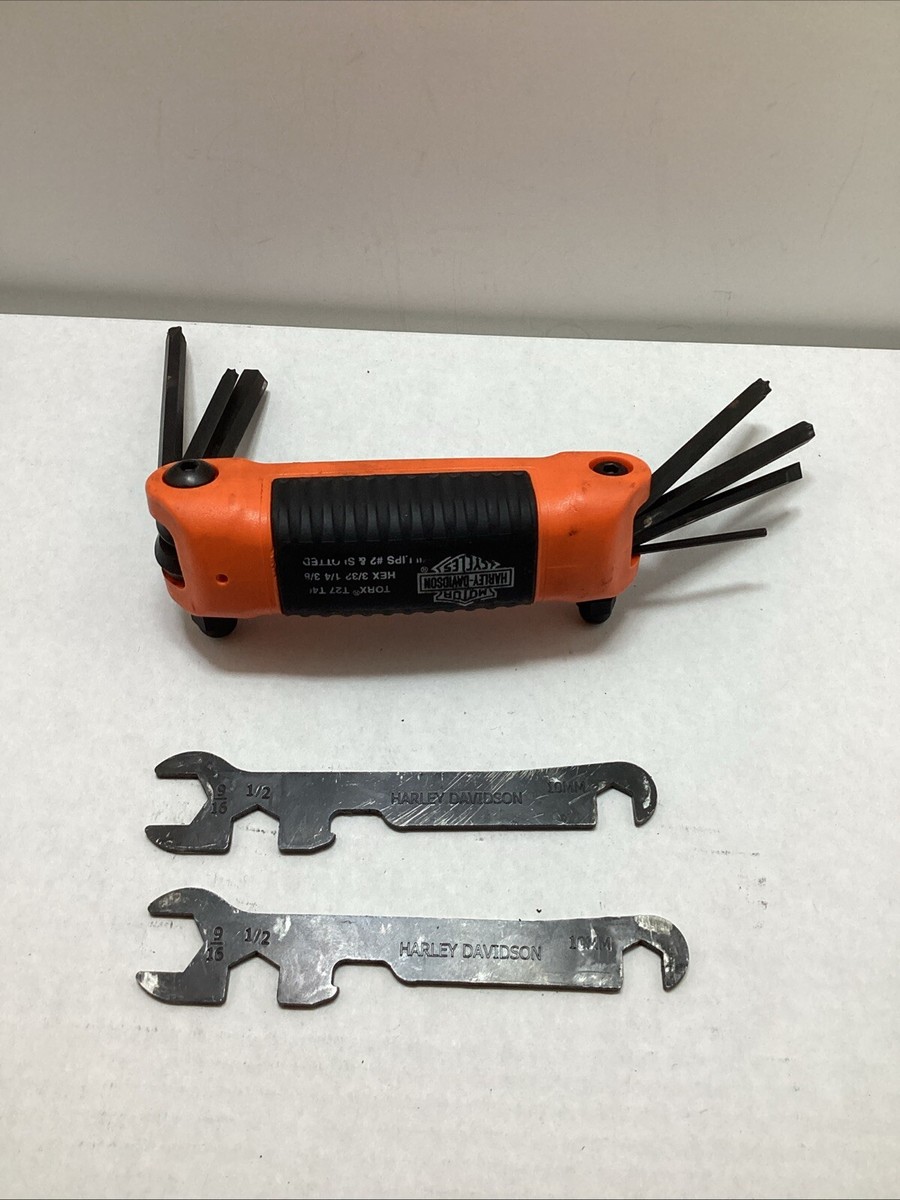 Harley Davidson Multi Tool Torx T27 T40 Hex 3/32 1/4 3/8 Phillips