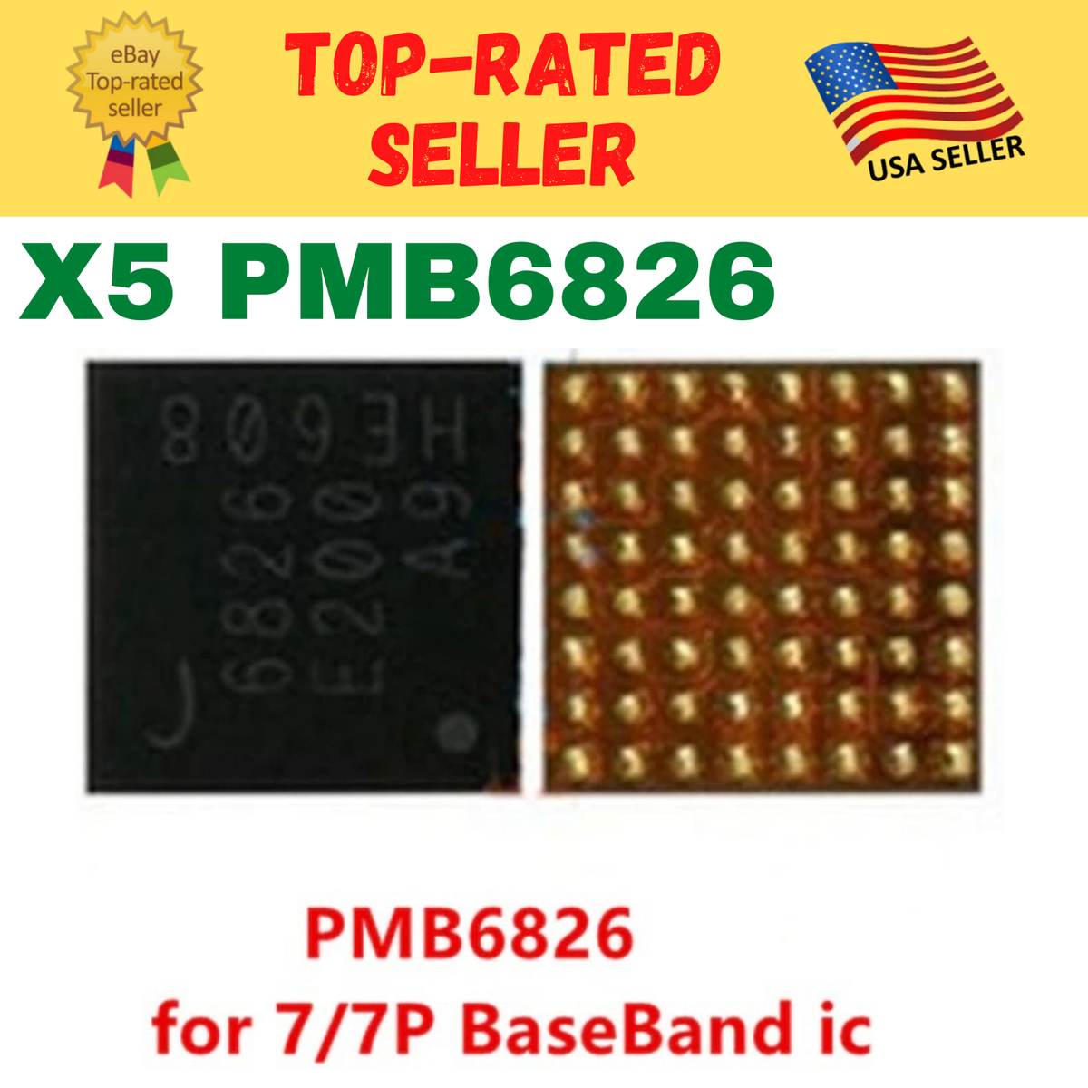 X5 PCS New PMB6826 6826 for iphone 7 7 plus BASEBAND PMIC Power IC