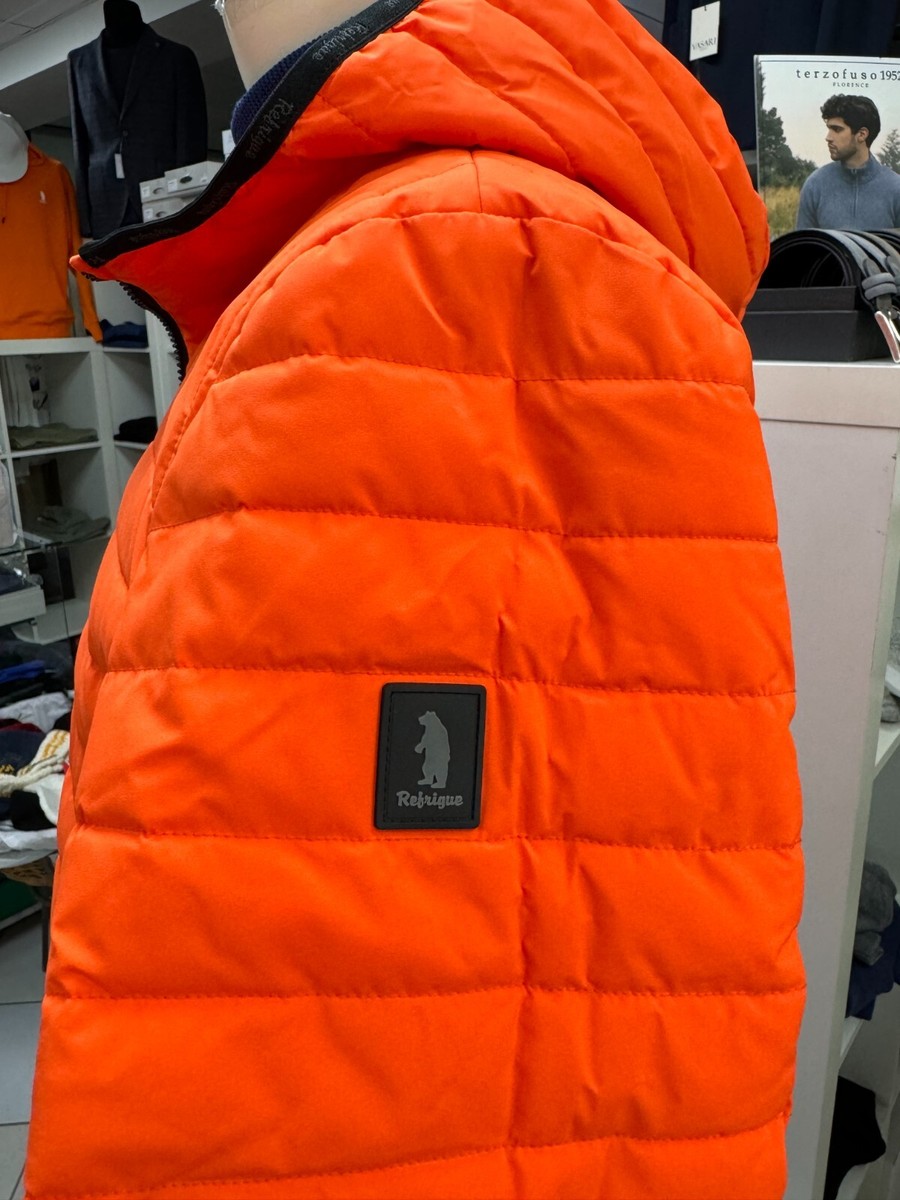 Giubbotto piumino 100 grammi uomo Refrigue reversibile tg L
