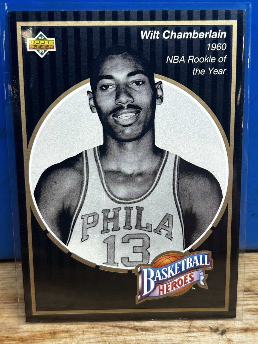 スポーツ Upper Deck Wilt Chamberlain Beginnings WILT CHAMBERLAIN, 1992-93 UPPER DECK BASKETBALL HEROES, NBA ROY