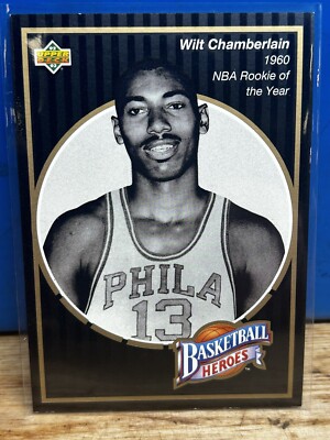 スポーツ Upper Deck Wilt Chamberlain Beginnings WILT CHAMBERLAIN, 1992-93 UPPER DECK BASKETBALL HEROES, NBA ROY
