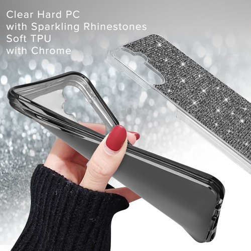 For Samsung Galaxy A15 A25 5G - Full 3D Bling Rhinestone Crystal Cover Case - Picture 2 of 36