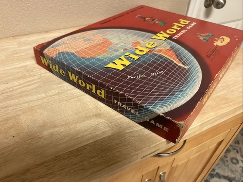 Vintage Parker Brothers Flugreise Spiel Wide World Travel Spiel 1957 KOMPLETT - Bild 3 von 11