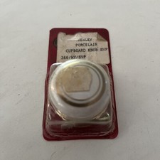 1 x Gainsborough, Henley 1980s  Brass & Ceramic  Cupboard Handle New NOS