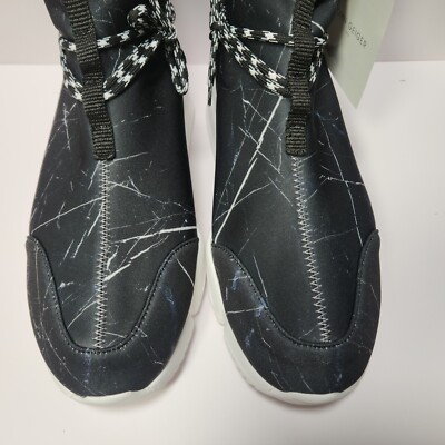 NEW John Geiger 002 Highs Black Marble Dead Stock DS Size 13 NIB NEW John Geiger 002 Highs Black Marble Dead Stock DS Size 13  main image 2