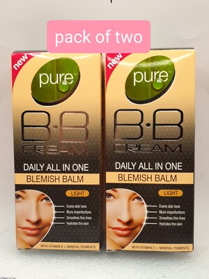 Pure BB Cream All In One Blemish Balm Light, 30ml (2er Pack) B68/C.IH/D.BF/2