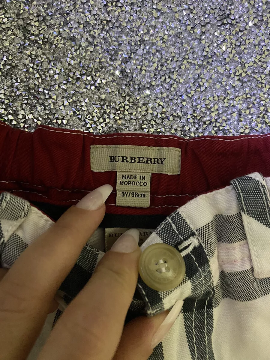 Burberry best sale shorts silver