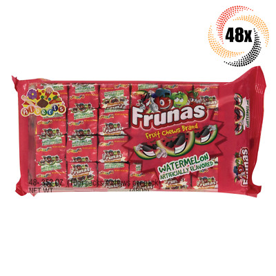48x Packs Frunas Strawberry Fruit Chews | 4 Chews Per Pack | Fast Shipping