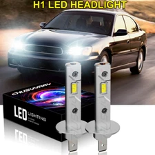H1 LED Bulbs 6500K Headlight High or Low beam Conversion Kit Bright Plug&Play 2X