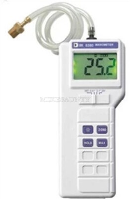New Bokles BK8380 Digital Manometer Gas Flow Pressure Measurement Meter Teste iq