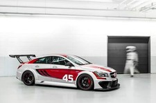 Cars mercedes benz cla 45 amg racing Desk Mat Stitched