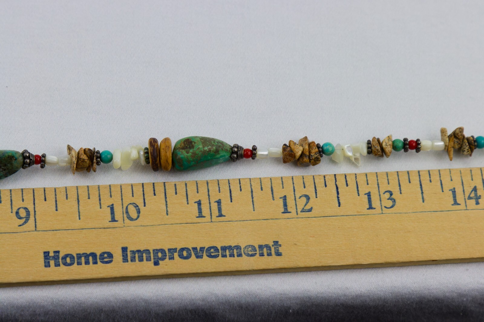 Multi-Stone, MOP Chips, Sterling Toggle Closure C… - image 9