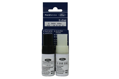 Original Ford Lackstift Iridium-Schwarz-Metallic + Klarlack je 9ml 2584096