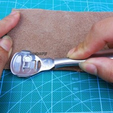 Leder Handwerk Skiver für Edge Scheuern Ausdünnen Werkzeug DIY mit Ersatz Klinge
