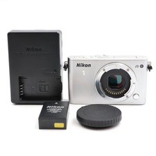 Nikon 1 J3 Camera Body Silver Mirrorless Compact Excellent Condition