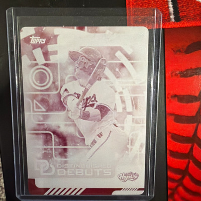 2016 Topps Pro Debut -  Dansby Swanson #DD-1 Printing Plate Magenta /1 (RC)
